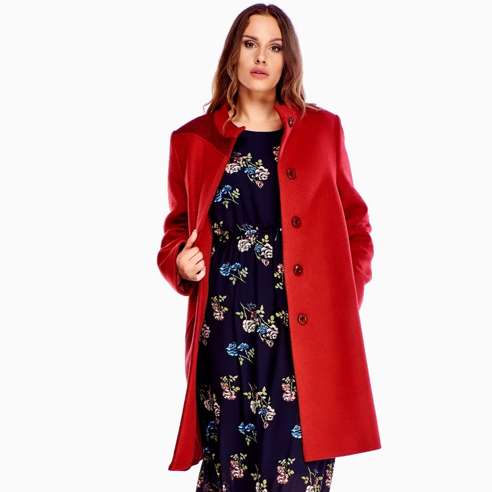 Plus Size Wool Coat